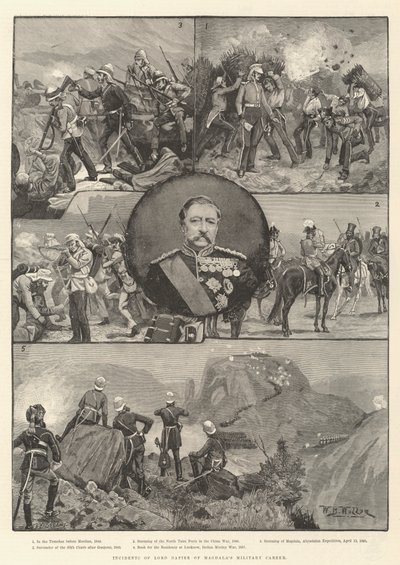 Incidenty vojenské kariéry lorda Napiera z Magdaly od William Barnes Wollen