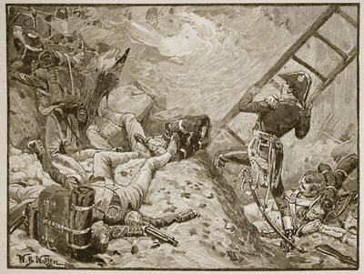 Maršál Lannes v Ratisbonu, ilustrace z 