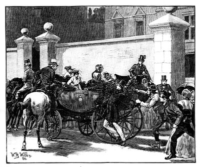 Pates Assault on the Queen, 1850, c1888. od William Barnes Wollen