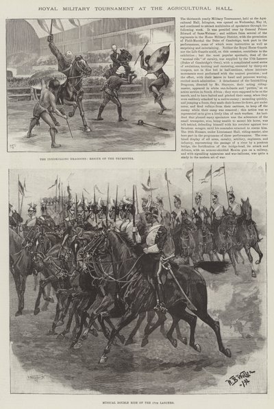 Královský vojenský turnaj v Zemědělské hale od William Barnes Wollen