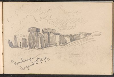 ?Stonehenge, 25. srpna 1879? od William Barnes Wollen