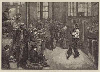 Po večeři v Domově námořníků, East End od William Bazett Murray