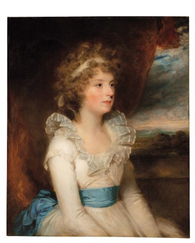 Portrét Elizabeth Keene († 1845) (olej na plátně) od William Beechey