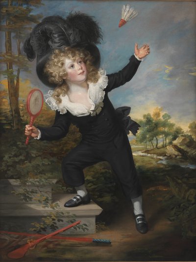 Portrét Kennetta Dixona hrajícího míček od William Beechey