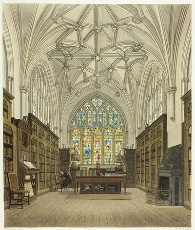 Knihovna Winchester College od William Bennett