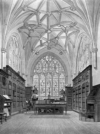 Knihovna Winchester College od William Bennett