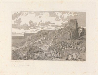 Hrad Bow and Arrow, Isle of Portland od William Bernard Cooke