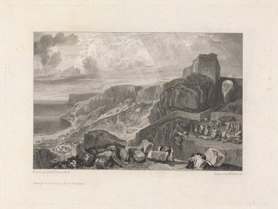Hrad Bow and Arrow, Isle of Portland od William Bernard Cooke