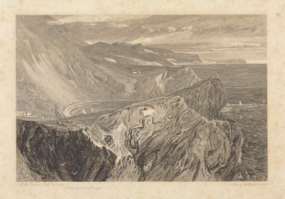 Lulworth Cove, Dorset od William Bernard Cooke