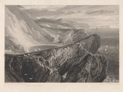 Lulworth Cove, Dorsetshire od William Bernard Cooke