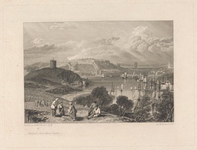 Plymouth, z Mount Batten od William Bernard Cooke