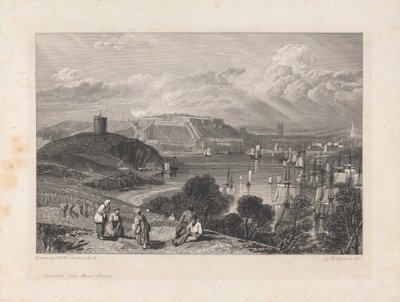 Plymouth, s Mount Batten od William Bernard Cooke