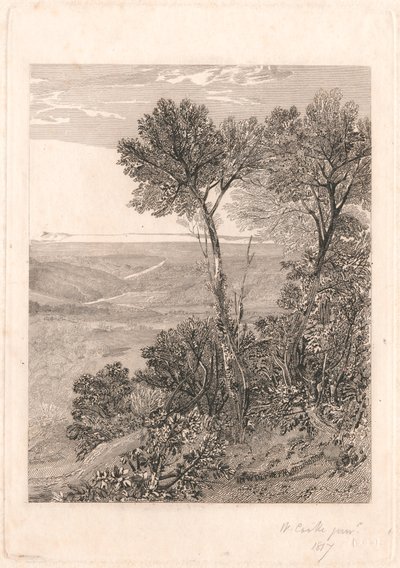 The Vale of Ashburnham, replika pravé poloviny od William Bernard Cooke