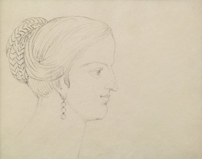 Vizionářská hlava, pro Varleyho (tužka) od William Blake