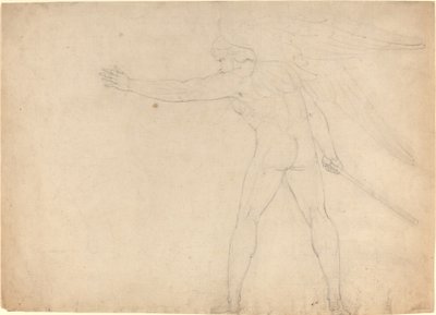 Bojující anděl [recto] od William Blake