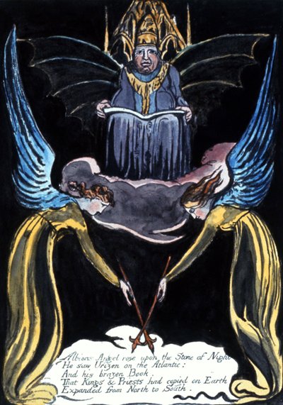 Albionský anděl povstal od William Blake