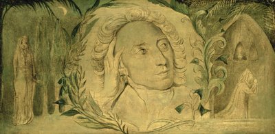 Alexander Pope, kolem 1800-03 (tempera na plátně) od William Blake