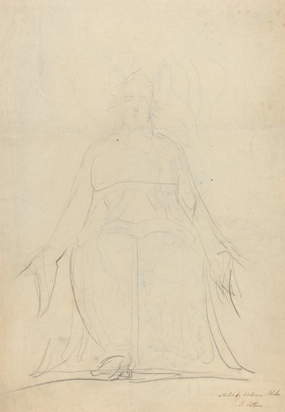 Vzestupná spirála figur [recto] od William Blake