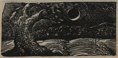 Blasted Tree and Flattened Crops, z The Pastorals of Virgil od William Blake