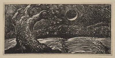Blasted Trees and Flattened Crops, z Thorntons Pastorals of Virgil, 1821. od William Blake