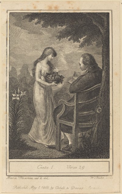 I. zpěv, verš 29, 1803. od William Blake