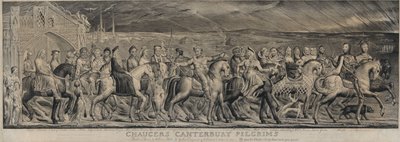 Chaucerovi poutníci do Canterbury od William Blake