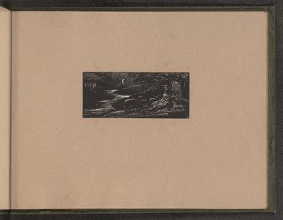 Colinet odpočívá v noci od William Blake