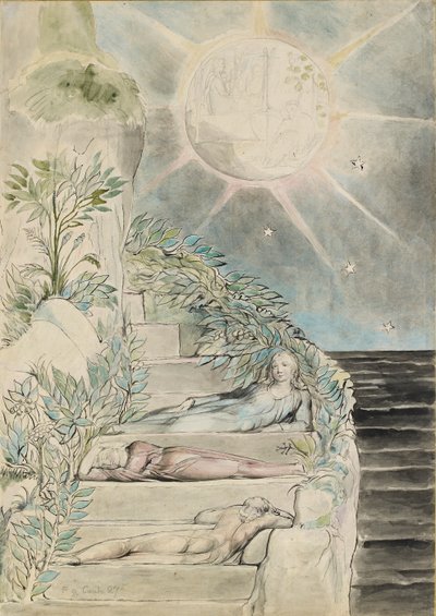 Dante a Statius spí, Virgil sleduje ilustrace k 