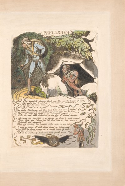 Evropa. Proroctví, deska 3, Preludium od William Blake