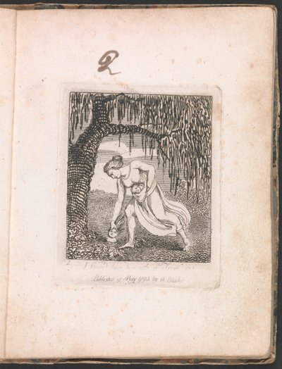 Pro děti. Brány ráje, talíř 3, našel jsem ho pod stromem od William Blake