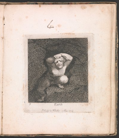 Pro děti. Brány ráje, deska 5, "Země" od William Blake