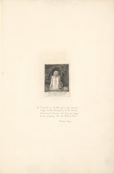For Sexes- The Gates of Paradise, Plate 18, I said to the Worm. . . . od William Blake