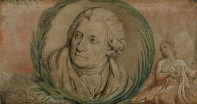 Friedrich Gottlieb Klopstock (tempera kankaalle) od William Blake