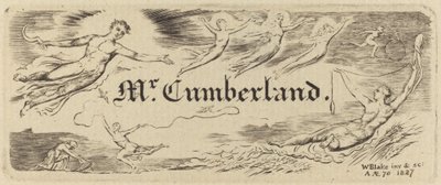 Karta George Cumberlanda od William Blake