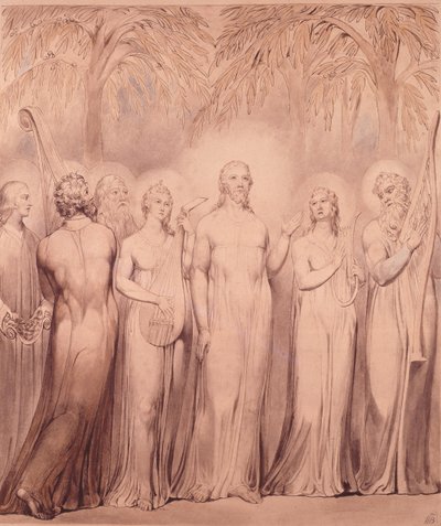 Hymna Krista a apoštolů od William Blake