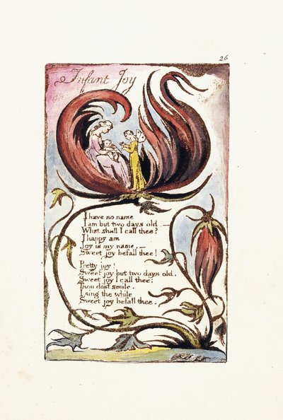 Kojenecká radost, 1789 od William Blake