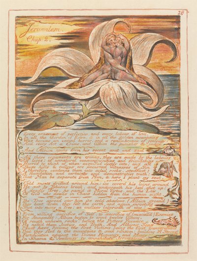 Jeruzalém, talíř 28, Jeruzalém, kapitola. 2 .... od William Blake