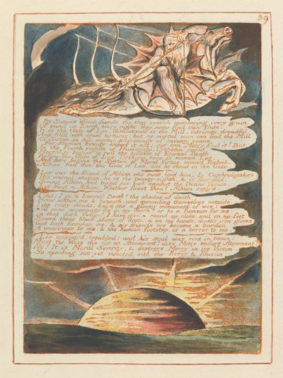 Jeruzalém, talíř 39, satanští hlídači ... od William Blake