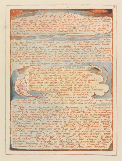 Jeruzalém, talíř 3, Pro veřejnost .... od William Blake