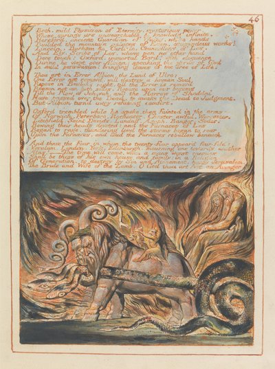 Jeruzalém, talíř 46, Bath, mírný lékař .... od William Blake