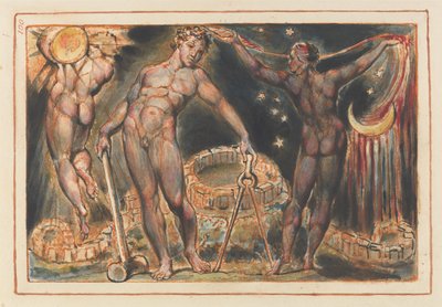 Jeruzalém, závěrečná viněta (tabule 100) od William Blake