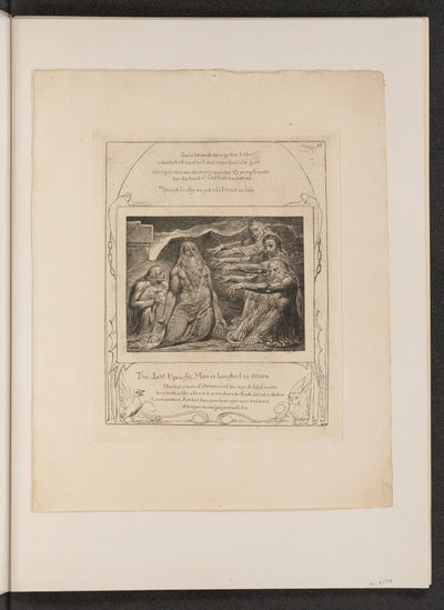 Job pokárán svými přáteli od William Blake