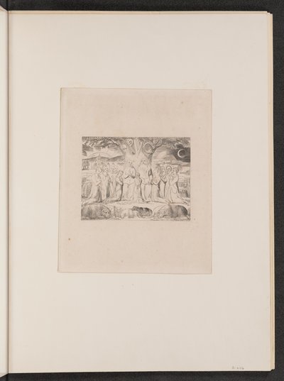 Job a jeho rodina, 1825. od William Blake