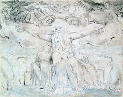 Job a jeho dcery od William Blake