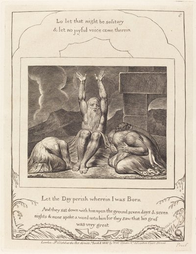 Jobovo zoufalství od William Blake