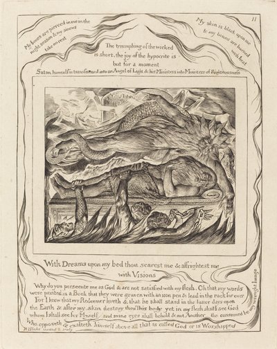 Jobovy zlé sny od William Blake