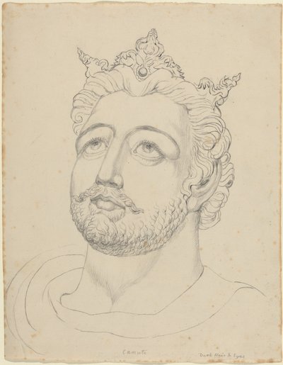 Král Knut od William Blake