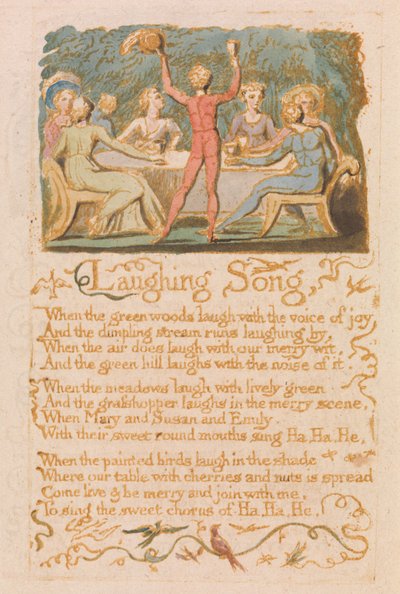Lachlied (Platte 28) od William Blake