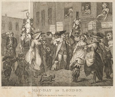 May-Day v Londýně, 1784. od William Blake