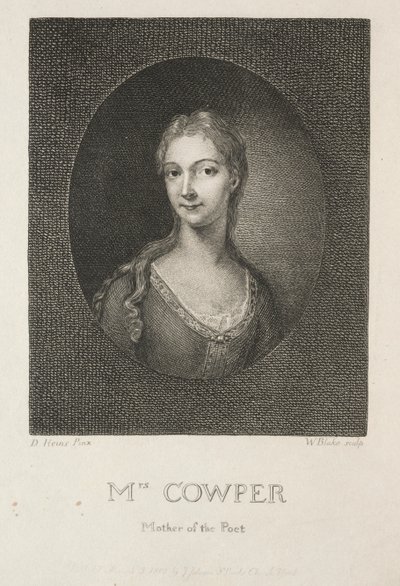 Paní Cowperová, matka básníka, 1802. od William Blake